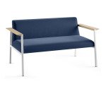 Sofa Vado 2 Personen - Gestell in weiß