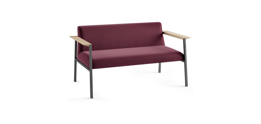 Vado Sofa 2 places - undercarriage in anthracite  