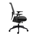 Chaise de bureau Prega dossier maille avec accoudoirs réglables 3D