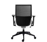 Chaise de bureau Prega dossier maille avec accoudoirs réglables 3D