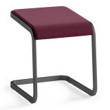 Low stool Taglio - anthracite base 