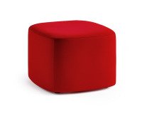 Pouf Cadeo petit modèle rouge