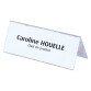 Plastic nameplate Elba 60 x 250 mm - pack of 25