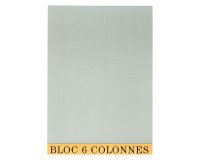 Bloc de contrôle comptable 6 colonnes Exacompta 5706E