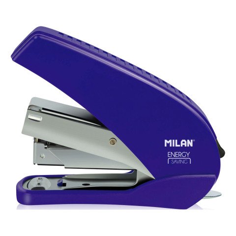 Grapadora Compacta Energy saving MILAN Azul - Capacidad 20 hojas