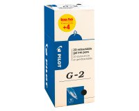 Pack de 16 stylos roller Pilot G2 + 4 offerts