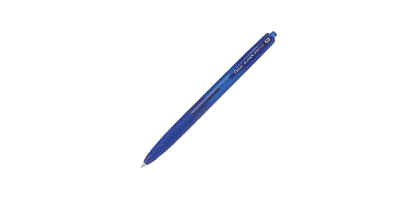 Stylo bille Pilot Supergrip G RT rétractable pointe 1 mm - écriture moyenne