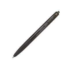Bolígrafo Pilot Supergrip G RT retractable punta media 1 mm negro
