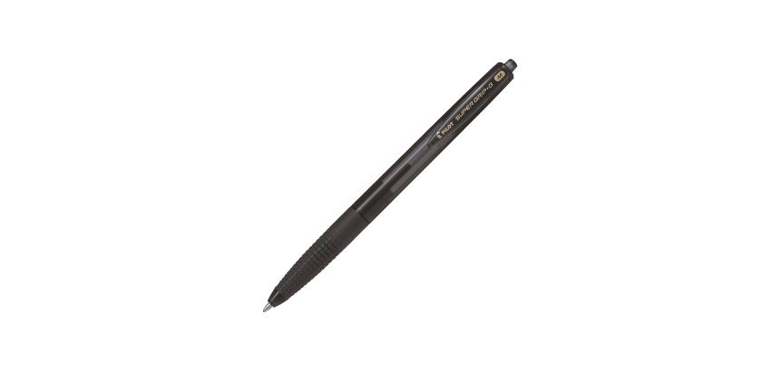 Stylo bille Pilot Supergrip G RT rétractable pointe 1 mm - écriture moyenne