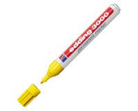 Rotulador permanente edding 3000 Punta 1,5 a 3 mm amarillo