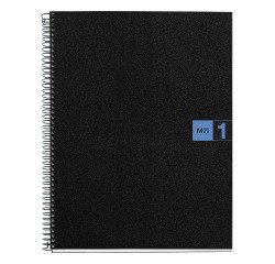Cuaderno tapa de polipropileno A4 cuadricula 5 mm- 1 color Miquelrius