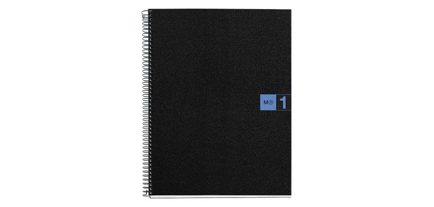 Cuaderno tapa de polipropileno A4 80 h cuadricula 5 mm- 1 color Miquelrius