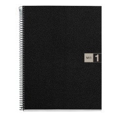 Cuaderno tapa de polipropileno A4 80 h cuadricula 5 mm- 1 color Miquelrius