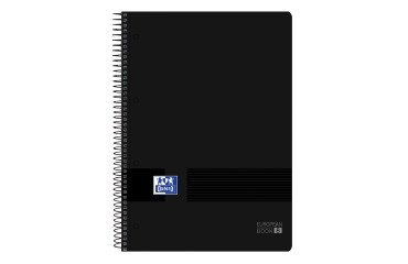 Cuaderno tapa de plástico A4 Europeanbook 8 Black'n colors 5x5 160 Hojas - Oxford