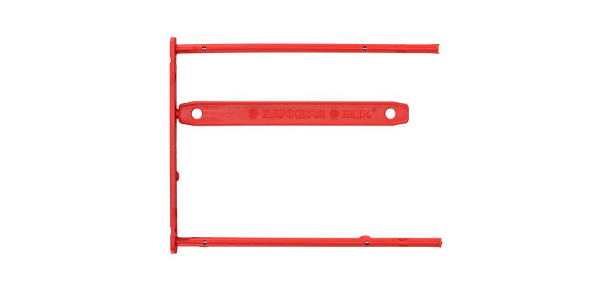 Relieur d'archives supérieur Fellowes 8 cm métal plastifié - Boîte de 100