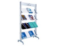 Expositor movil plexiglass PaperFlow An 94 cm