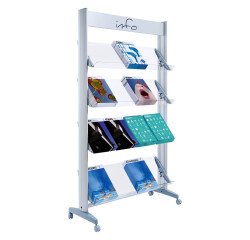 Expositor movil plexiglass PaperFlow An 94 cm