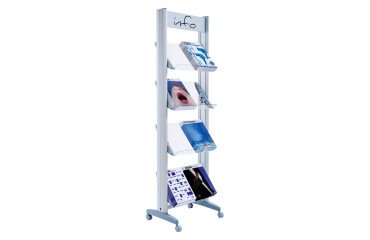 Expositor movil plexiglass PaperFlow An 50 cm