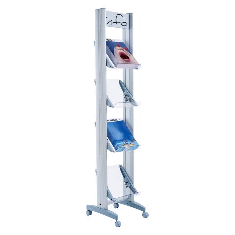 Expositor movil plexiglass PaperFlow An 33 cm