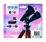 Epson 502XL Pack de 4 cartouches haute capacité 1 noir et 3 couleurs pour imprimante jet d'encre