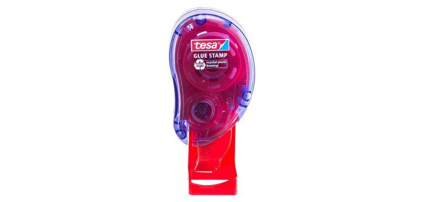 tesa Glue Stamp ecoLogo 8.4mm x 8.5m Blue & Red