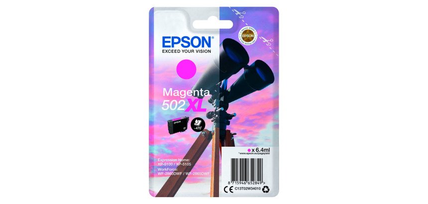 Epson 502XL cartouche haute capacité couleurs séparées pour imprimante jet d'encre