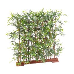 Kunstplant haag van Japanse bamboe dicht L110 cm