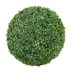 Kunstplant voor binnen bolvormige buxus 38 cm diameter 