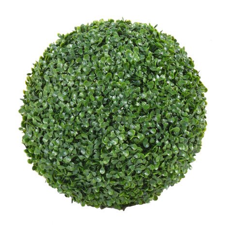 Kunstplant voor binnen bolvormige buxus 38 cm diameter 