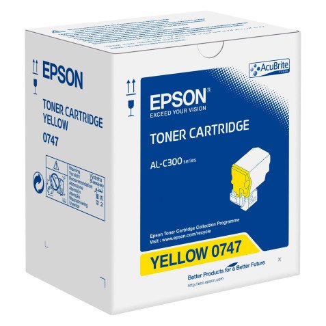 Epson S05074X toner separate colors for laser printer 