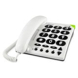 Doro téléphone filaire PhoneEasy 311C Blanc