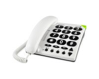 Doro téléphone filaire PhoneEasy 311C Blanc