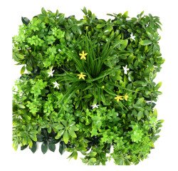 Vlak met kunstplanten van 50 x 50 cm