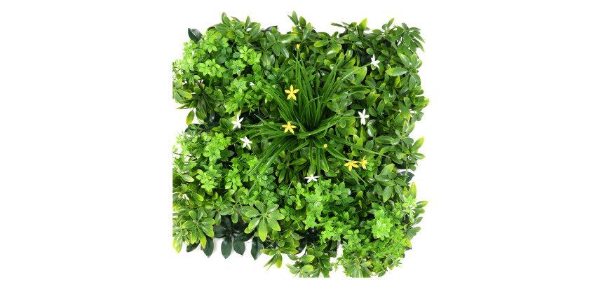 Plaque de plantes artificielles de 50 x 50 cm