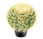 Cactus boule diamètre 37 cm artificiel d'intérieur