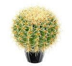 Cactus boule diamètre 30 cm artificiel d'intérieur