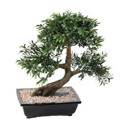 Künstliche Zimmerpflanze Bonsai Black Willow 50 cm 