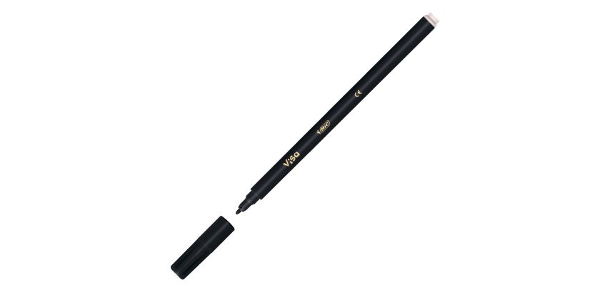 Felt-tip pen Bic Visa with cap point 2 mm - medium line 0,8 mm 