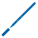 Viltstift Bic Visa met dopje punt 2 mm blauw - medium lijn 0,8 mm 