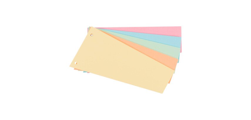Trapezoidal dividers assortment perforated Bruneau - 105 x 230 mm - pack of 100