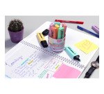 Surligneur Stabilo Boss couleurs assorties pastels - Pot à crayon de 6
