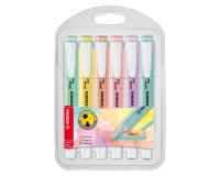 Subrayadores STABILO Swing Cool color pastel surtidos - Estuche de 6