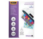 Pochettes de plastification Fellowes A3 2 x 80 µ brillantes - Boite de 25