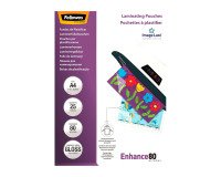 Schachtel mit 25 Heißlaminierfolien A4 2 x 80 Fellowes