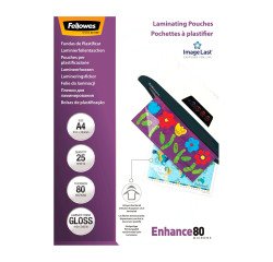 Doos met 25 lamineerhoesjes A4 2 x 80 Fellowes