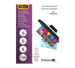 Boîte 25 pochettes de plastification à chaud Fellowes A4 2 x 80