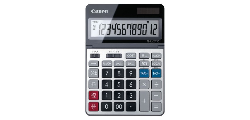 Calculatrice Canon TS-1200TSC