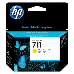 HP 711 (CZ13x) Cartucho original colores separados capacidad estándar