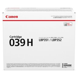 Canon 039H - Toner haute capacité noir pour imprimante laser