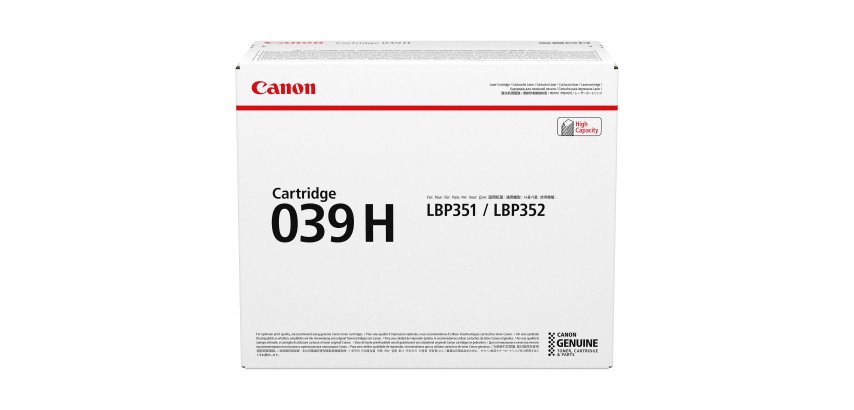 Canon 039 Tonerkartusche schwarz hohe Kapazität für Laserdrucker 